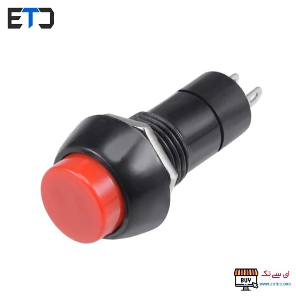 کلید شستی دایره ای بلند دو پایه SPST — تصویر ۲