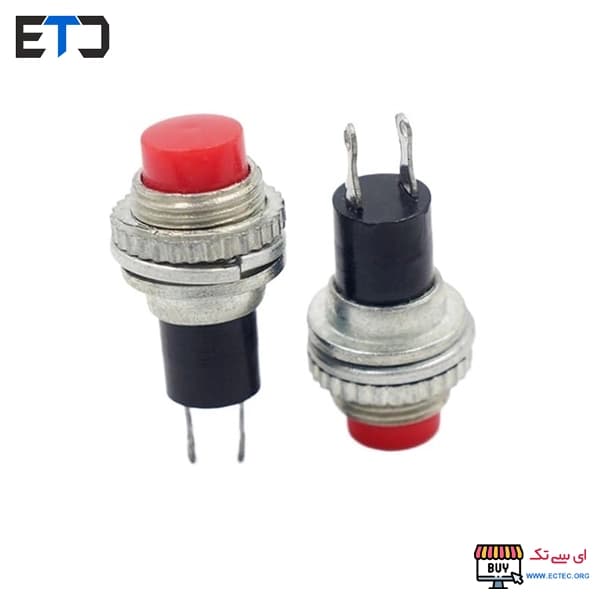کلید فشاری 2 پایه گرد فلزی DS-316 — تصویر ۵
