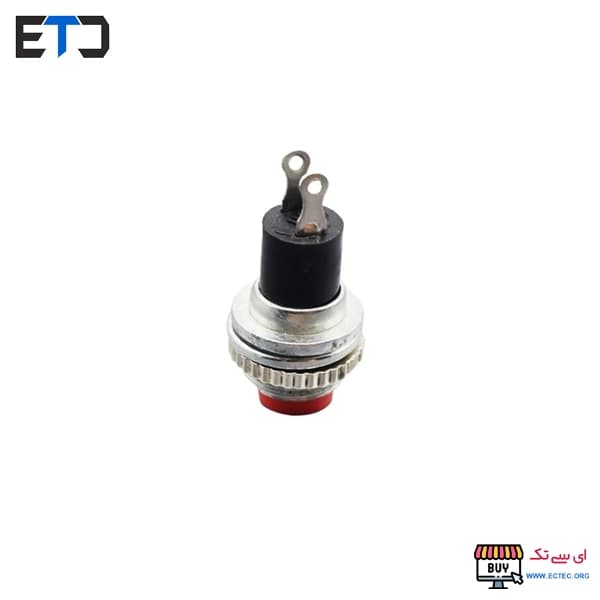 کلید فشاری 2 پایه گرد فلزی DS-316 — تصویر ۳