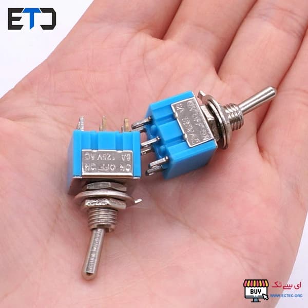 کلید کلنگی کوچک 6 پایه 3 حالت MTS-203 — تصویر ۵