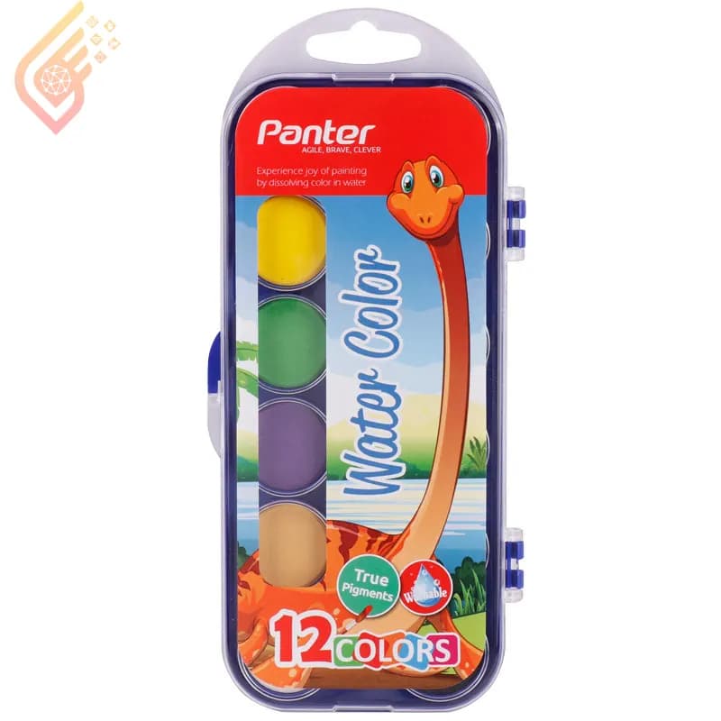 آبرنگ 12 رنگ پنتر مدل Panter PWC102