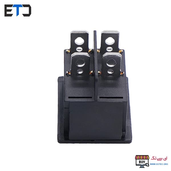 کلید راکر بزرگ دو حالت 4 پایه چراغدار KCD4 — تصویر ۴