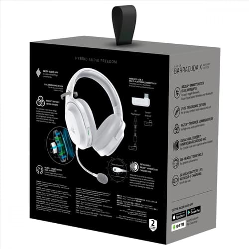 هدفون گیمینگ ریزر مدل Razer Barracuda X Mercury Edition — تصویر ۷