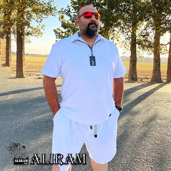 ست سایز بزرگ سفید6074