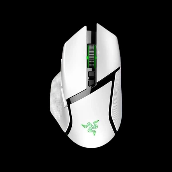 ماوس گیمینگ ریزر مدل Razer basilisk v3 pro white edition