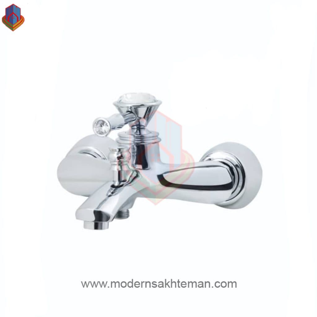 شیر حمام کرومات مدل سیگنال