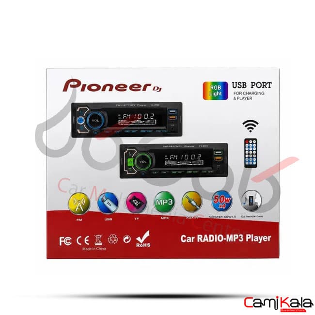 رادیو پخش بلوتوث دار پایونیر دی جی مدل MP3-3181 — تصویر ۴
