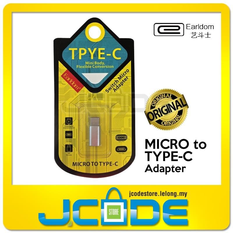 تبدیل شارژ میکرو به تایپ سی Earldom Micro to Type-c