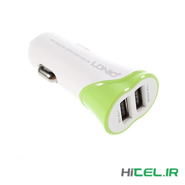 شارژر فندکی دو پورت LDNIO C332 Dual USB Car Charger — تصویر ۲