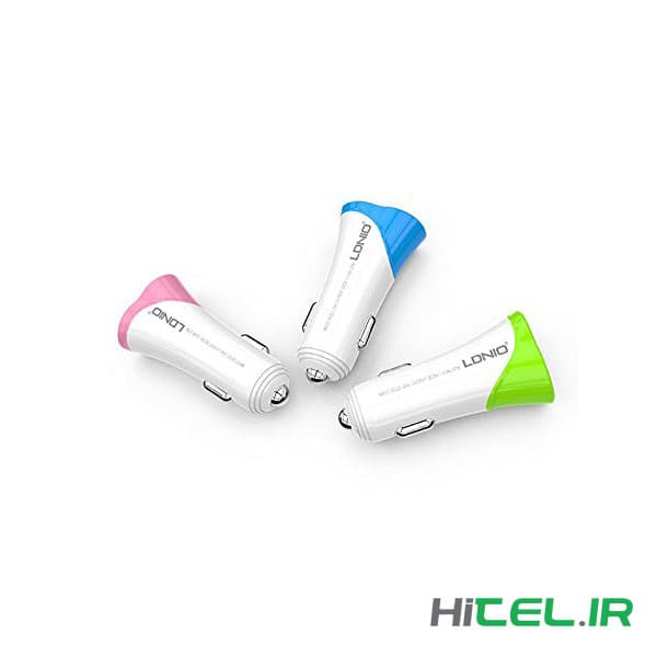 شارژر فندکی دو پورت LDNIO C332 Dual USB Car Charger — تصویر ۳