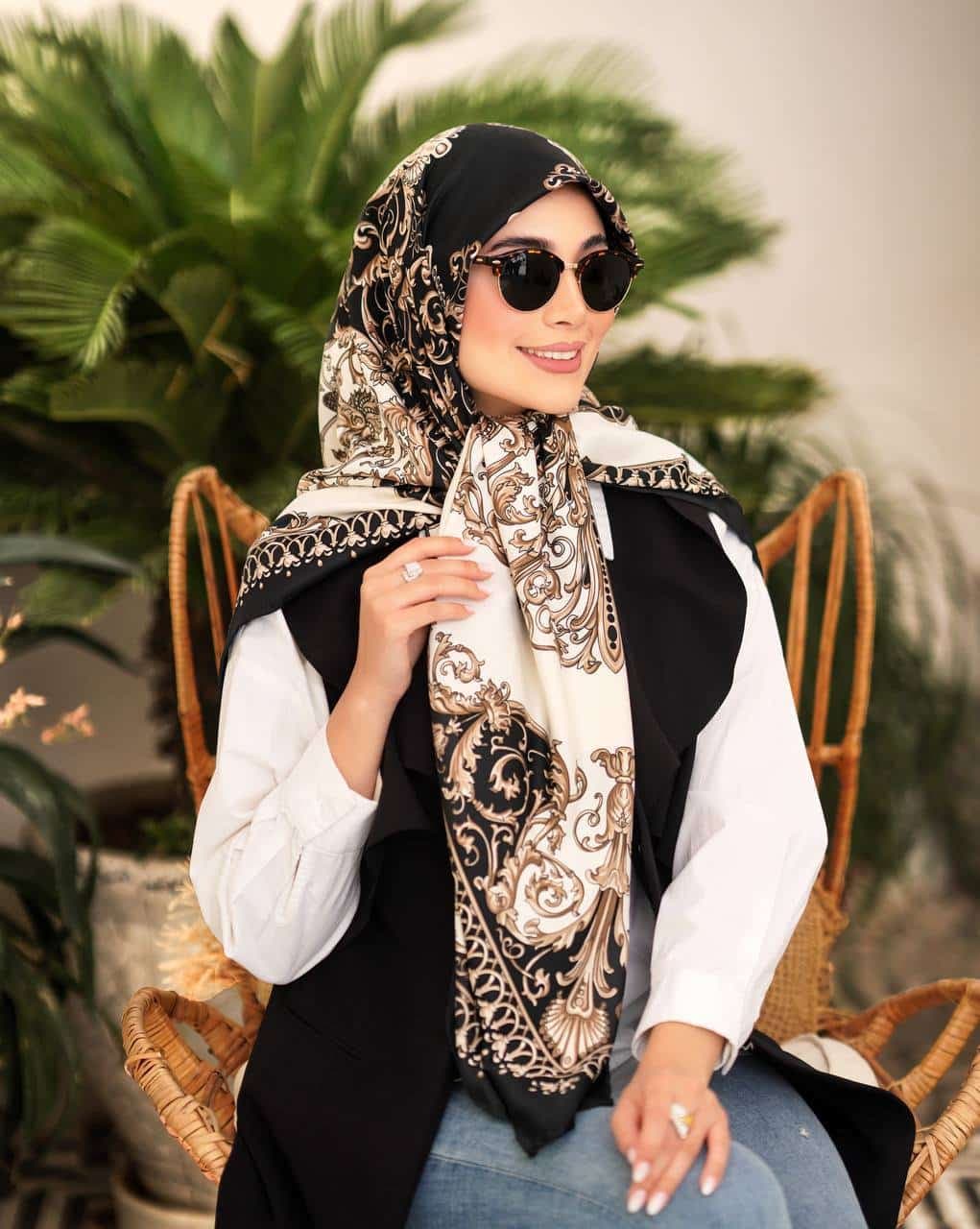 روسری ابریشم توییل ۹۰۹ — تصویر ۸