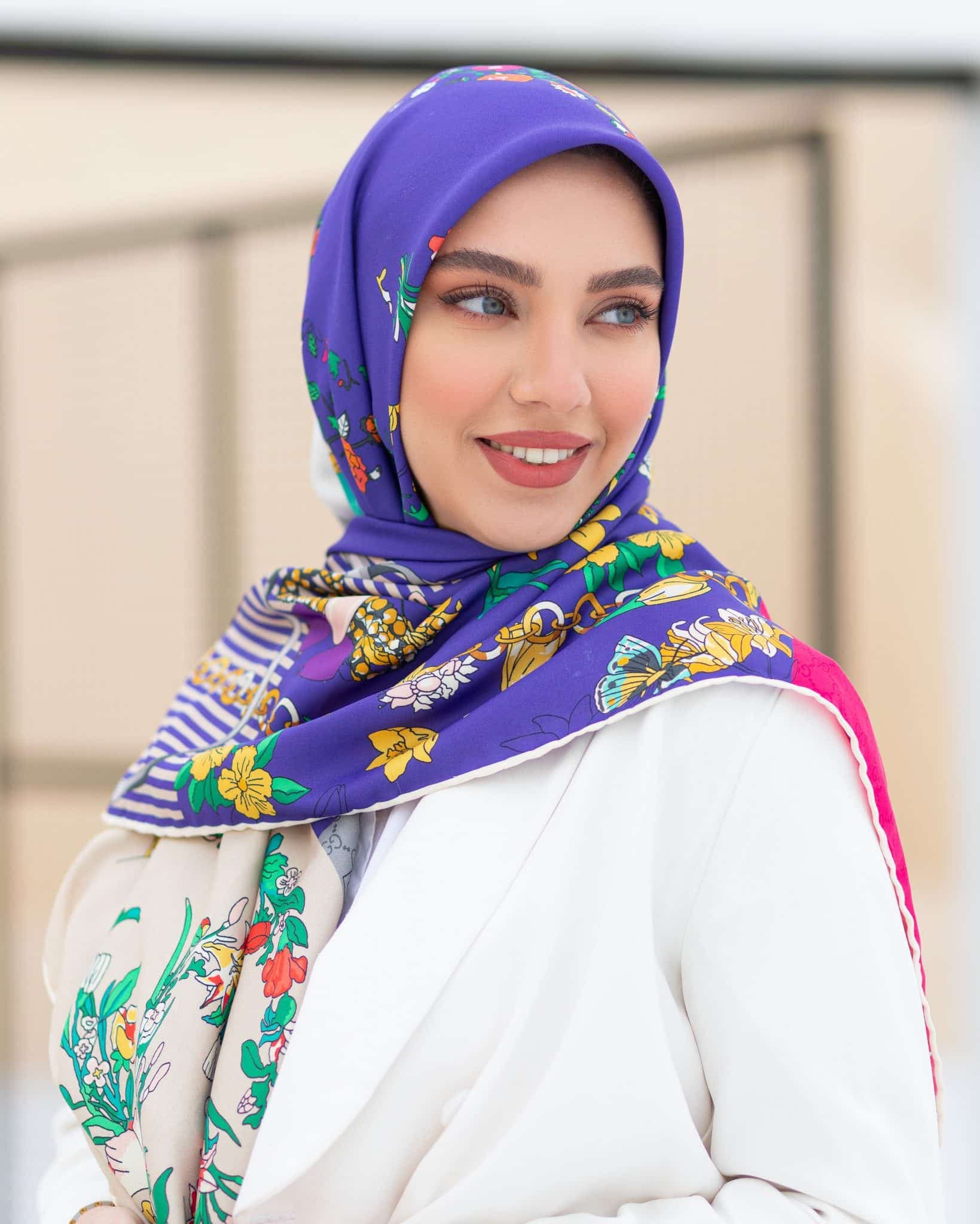 روسری ابریشم توییل ۸۳۸