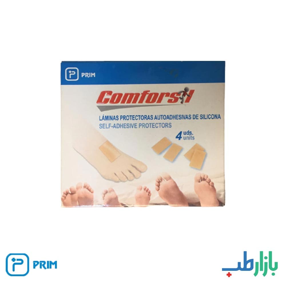 پد سیلیکونی چسبی مستطیلی 4 عددی پریم مدل CC224
