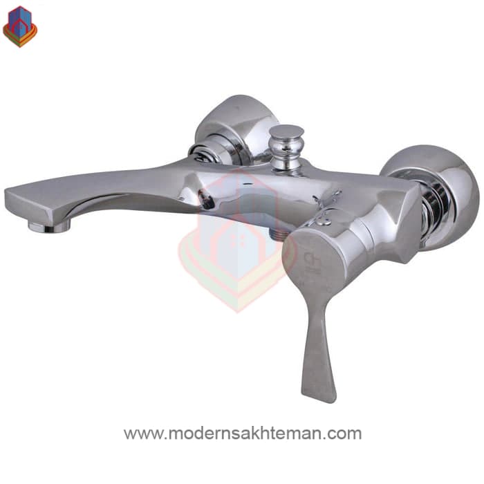 شیر حمام کرومات مدل مدیا