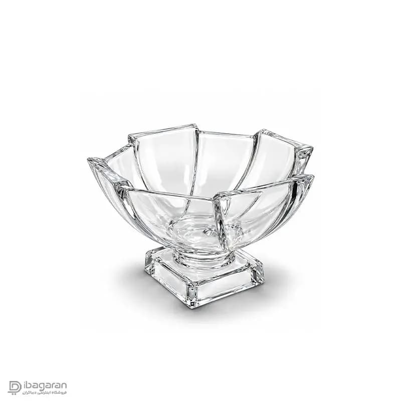میوه خوری پایه دار شیشه ای مدل کادو اسکوئر — تصویر ۴