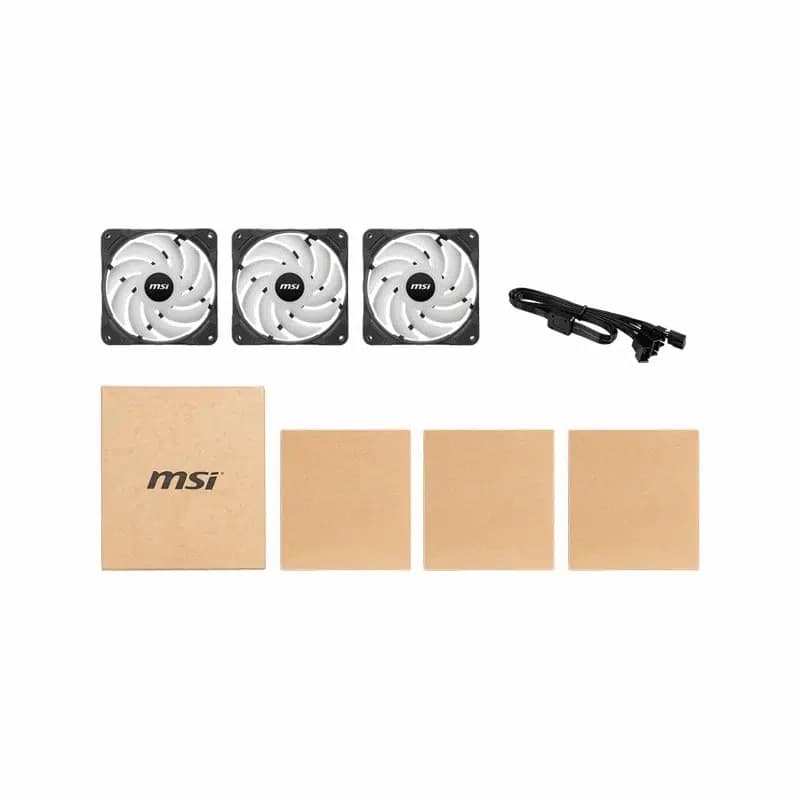 فن کیس ام اس آی مدل MAG MAX F12A-3 بسته سه عددی — تصویر ۲