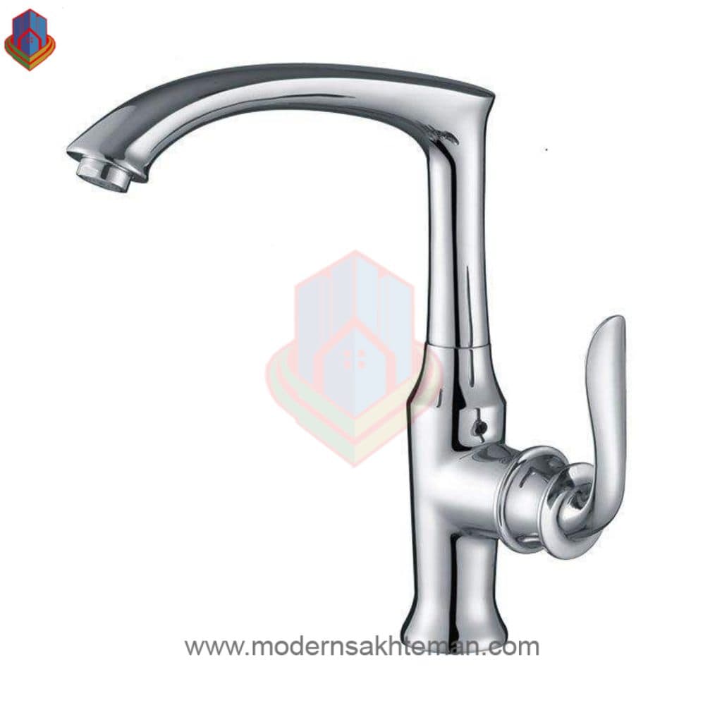 شیر ظرفشویی کرومات مدل پاریس