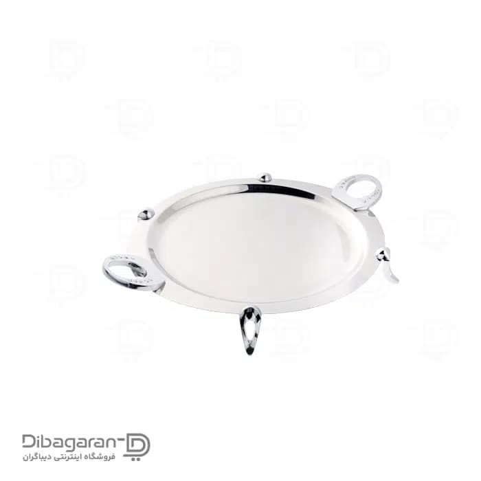 سینی استیل سافینوکس مدل حلقه نگین گرد کد 805