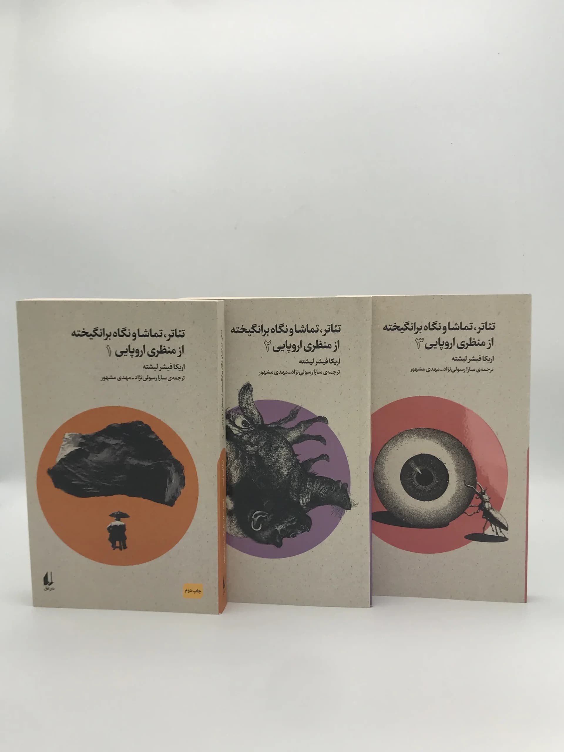 تئاتر تماشا و نگاه برانگیخته از منظر اروپایی نوشته اریکا فیشر لیشته دوره سه جلدی — تصویر ۲