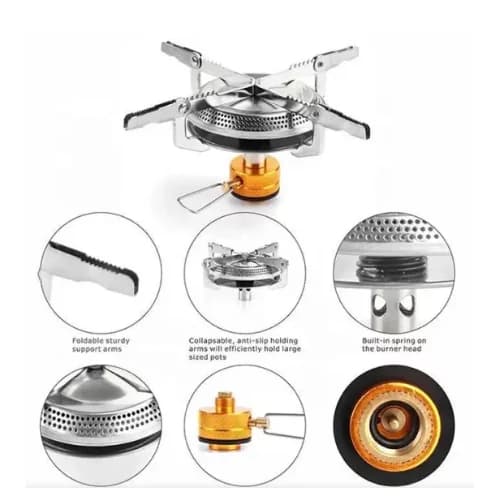 سرشعله پهن کوهنوردی Camping Stove برند Leobird مدل MA600W — تصویر ۴