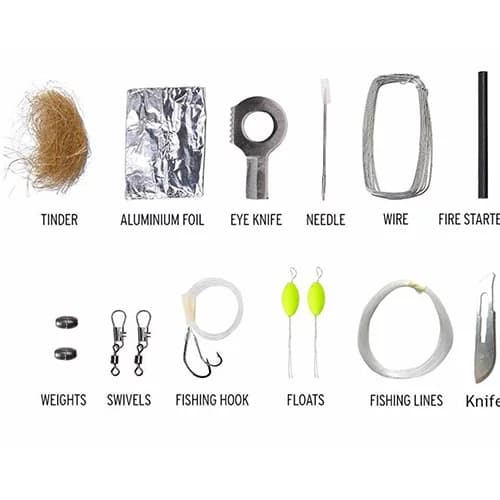 کیت بقا و ماهیگیری پاراکورد 14 عددی مدل GS-14 — تصویر ۴