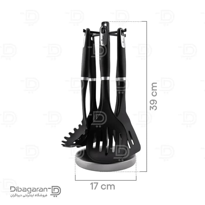 سرویس کفگیر و ملاقه سیلیکونی یونیک مدل UN-1160 — تصویر ۳