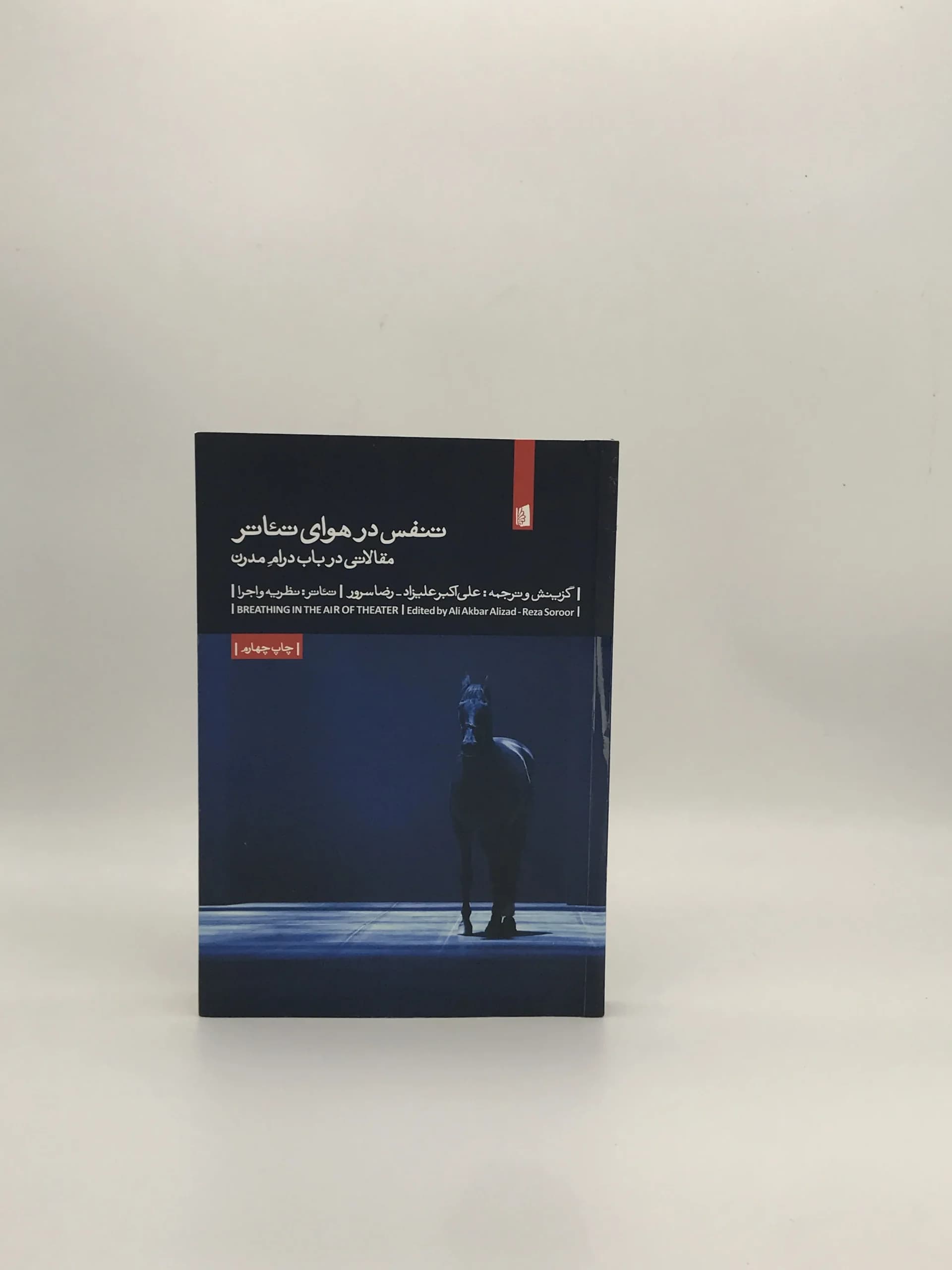 تنفس در هوای تئاتر مقالاتی در باب درام مدرن نوشته علی اکبر علیزاده و رضا سرور از انتشارات بیدگل — تصویر ۲