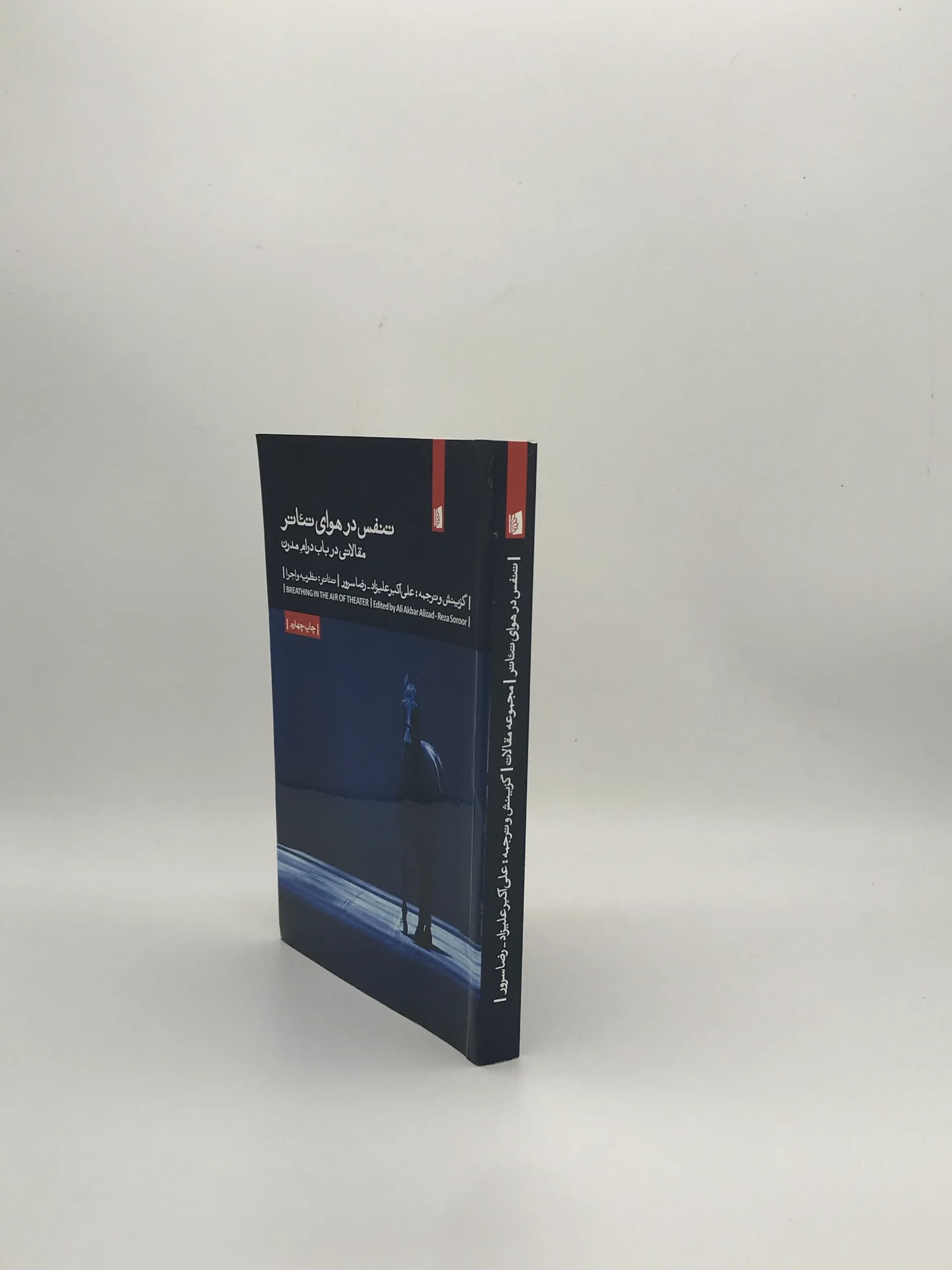 تنفس در هوای تئاتر مقالاتی در باب درام مدرن نوشته علی اکبر علیزاده و رضا سرور از انتشارات بیدگل — تصویر ۴