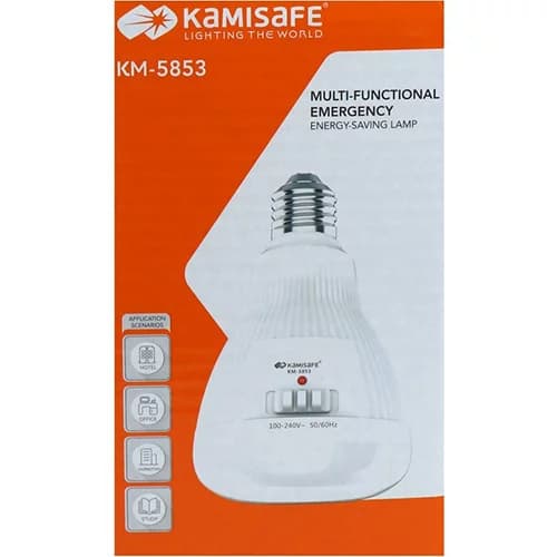 لامپ شارژی آویز چادر کامی سیف مدل KM-5853 — تصویر ۳