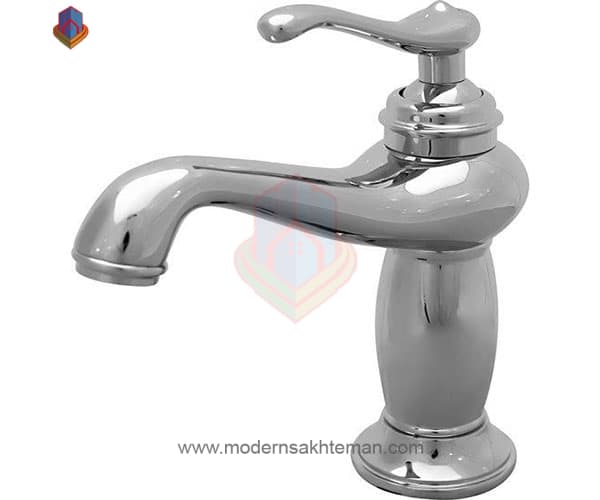 شیر روشویی کرومات مدل ماموت