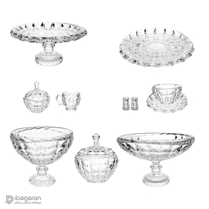 سرویس پذیرایی پیرلس مدل آکوامارین 25 پارچه کد 802900W