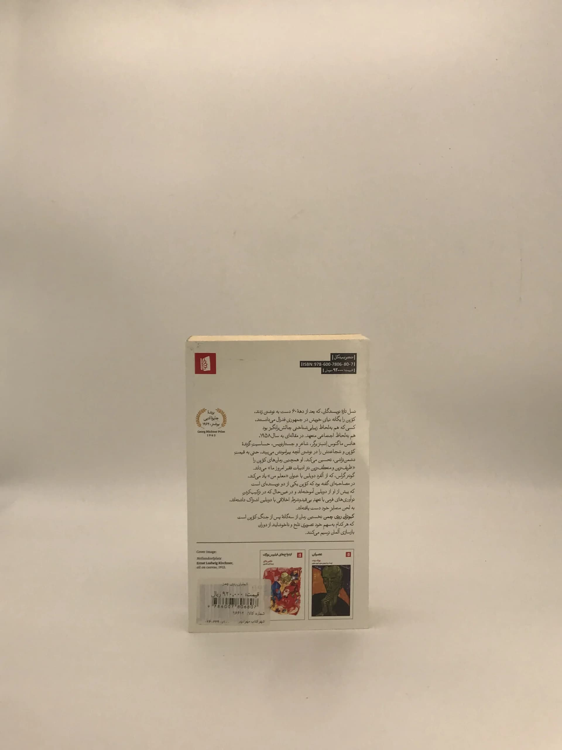 کبوتران روی چمن نوشته ولفگانگ کوپن از انتشارات بیدگل — تصویر ۳
