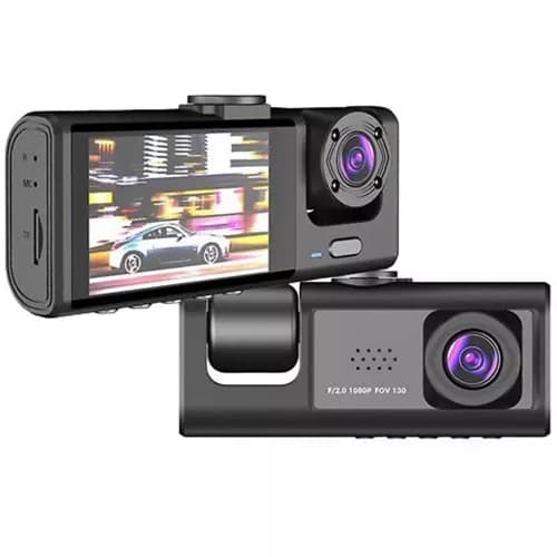 دوربین ثبت وقایع خودرو سه لنزه وای فای دار BLACK BOX مدل Full HD 1080 — تصویر ۲