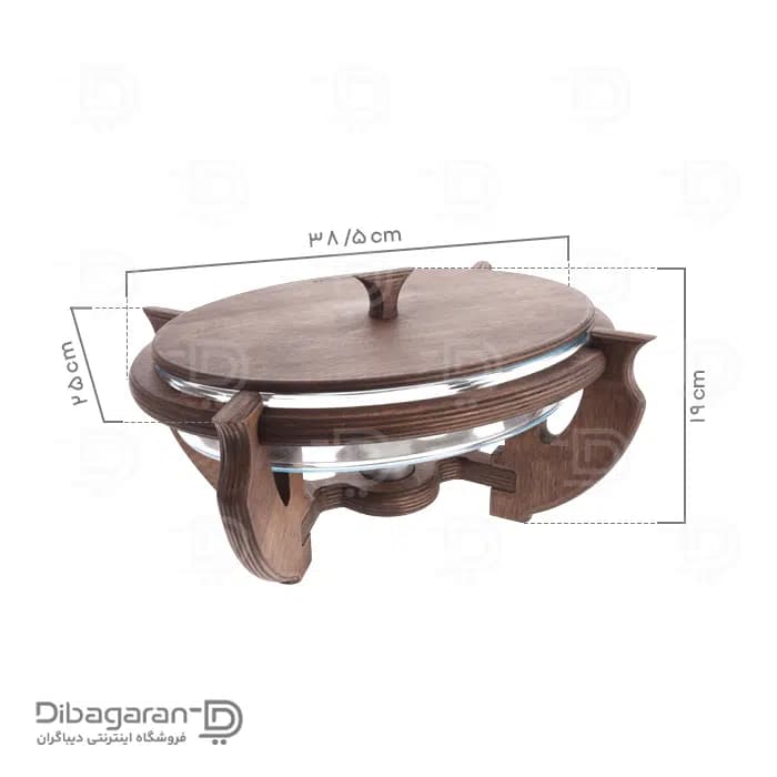 سوفله خوری سافینوکس چوبی 3 لیتری کد kw900 — تصویر ۵