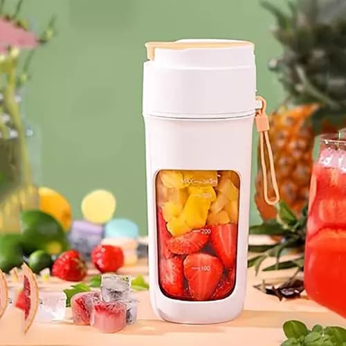 شیکر شارژی مسافرتی 340 میلی‌لیتر صفحه دیجیتال مدل YC-ZJB-02 — تصویر ۲