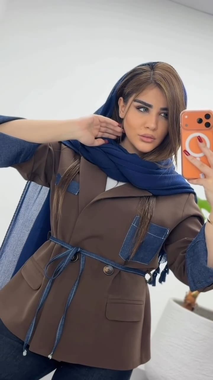 کت زنانه مدل شکوفه