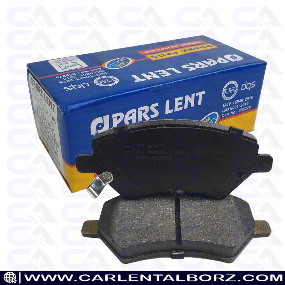 لنت ترمز جلو ام وی ام MVM 315 برند پارس لنت PARS LENT