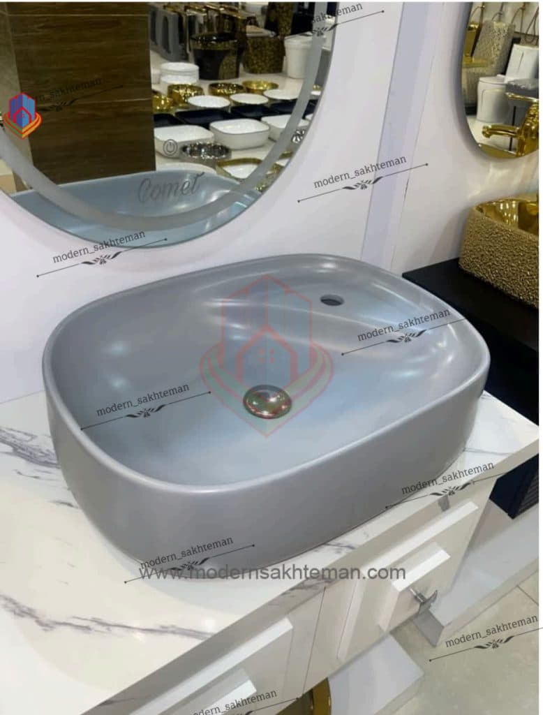 کاسه روشویی کوتینگ طوسی مدل 3037