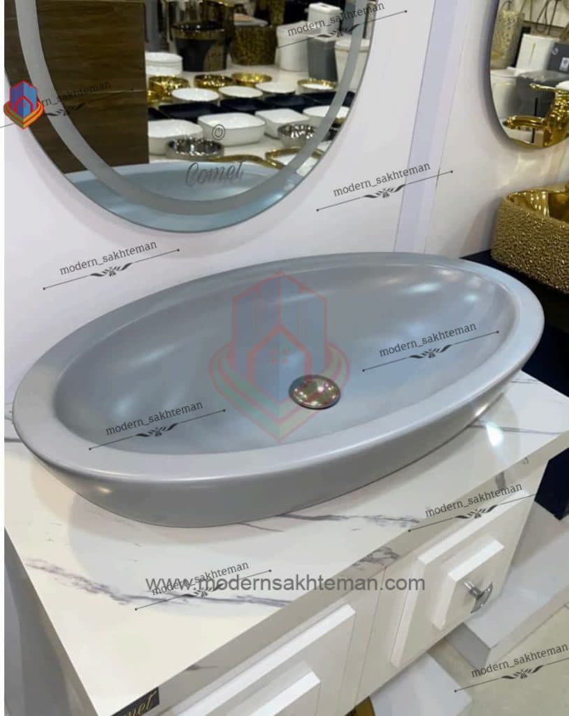 کاسه روشویی کوتینگ طوسی مدل 3038