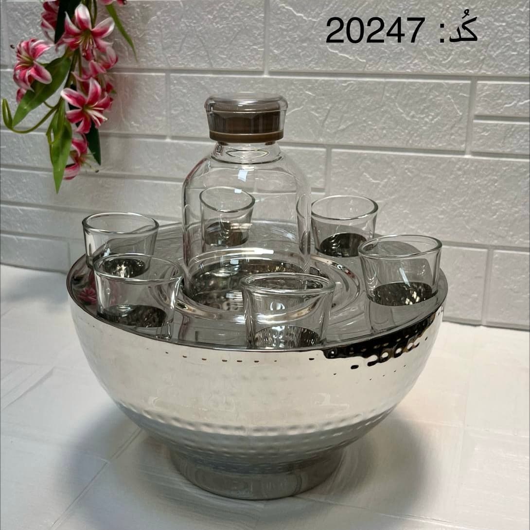 یخدان و جابطری و شات استیل لاکچری بدنه چکشی (سیلور)