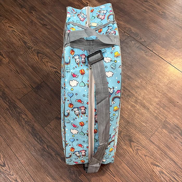 کیف اسکیت بچگانه حرفه ای طرح یونیکورن فیروزه ای — تصویر ۴