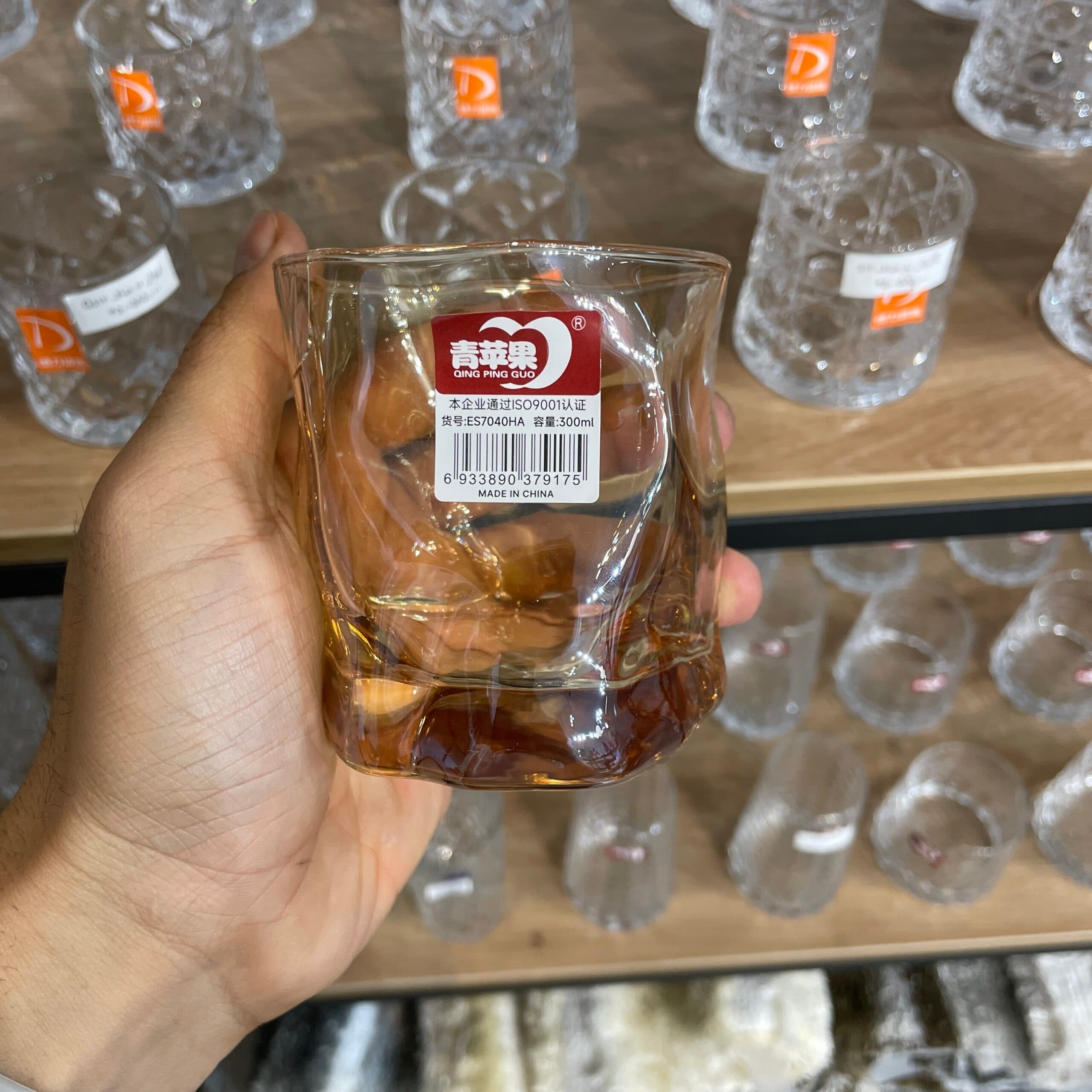 لیوان دفرمه دلی شامپاینی ۳۰۰ میل – ست ۶ عددی Deli Glass — تصویر ۲