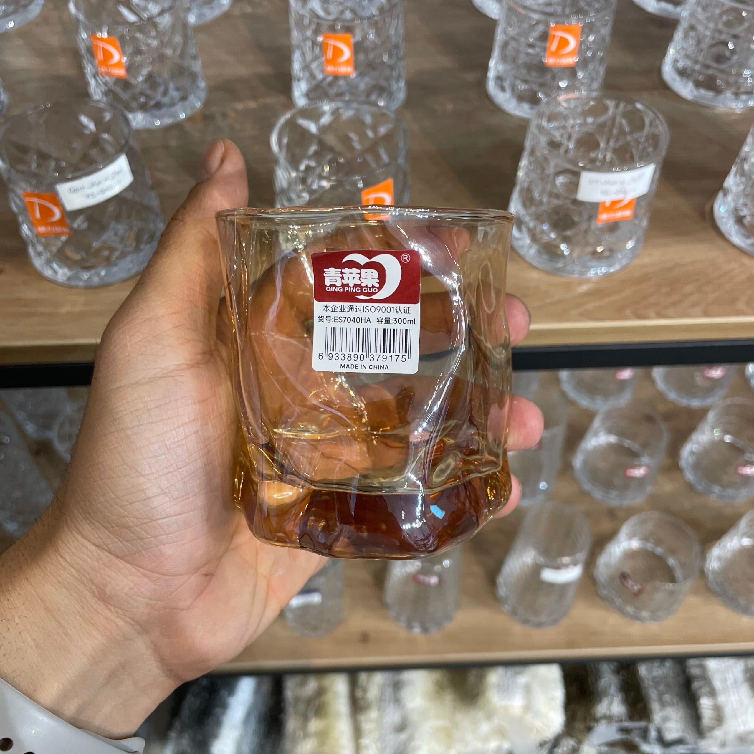 لیوان دفرمه دلی شامپاینی ۳۰۰ میل – ست ۶ عددی Deli Glass — تصویر ۵
