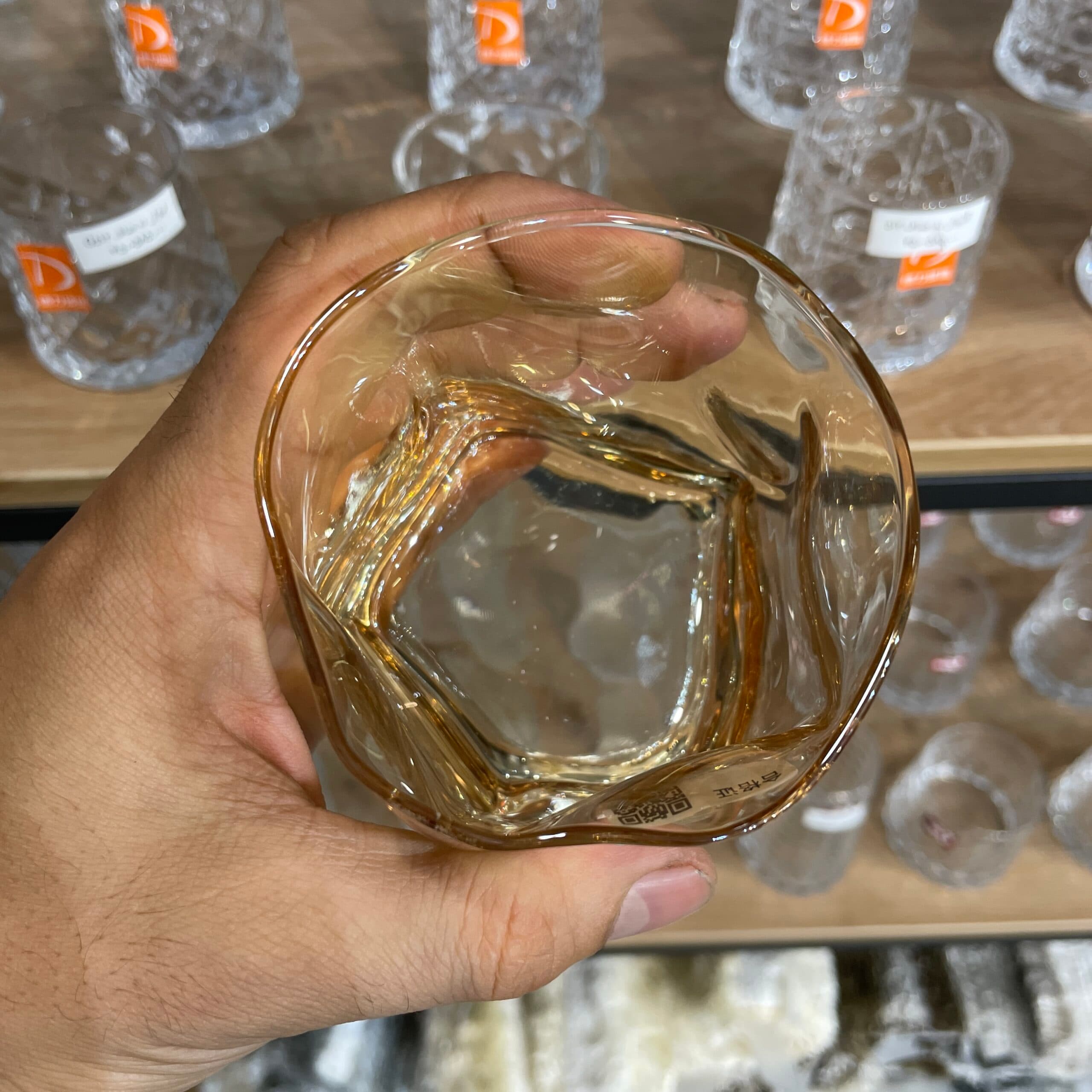 لیوان دفرمه دلی شامپاینی ۳۰۰ میل – ست ۶ عددی Deli Glass — تصویر ۴
