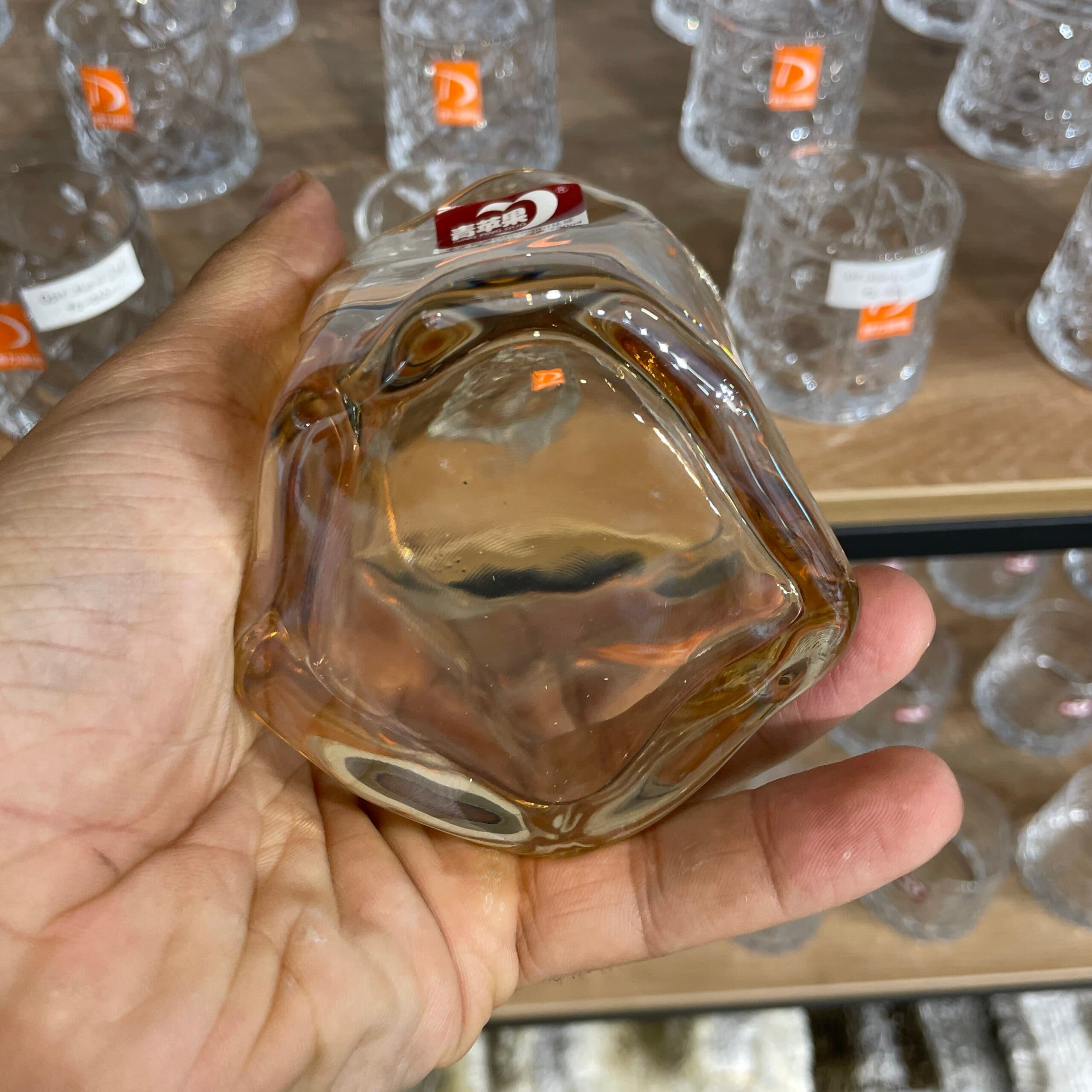 لیوان دفرمه دلی شامپاینی ۳۰۰ میل – ست ۶ عددی Deli Glass — تصویر ۳