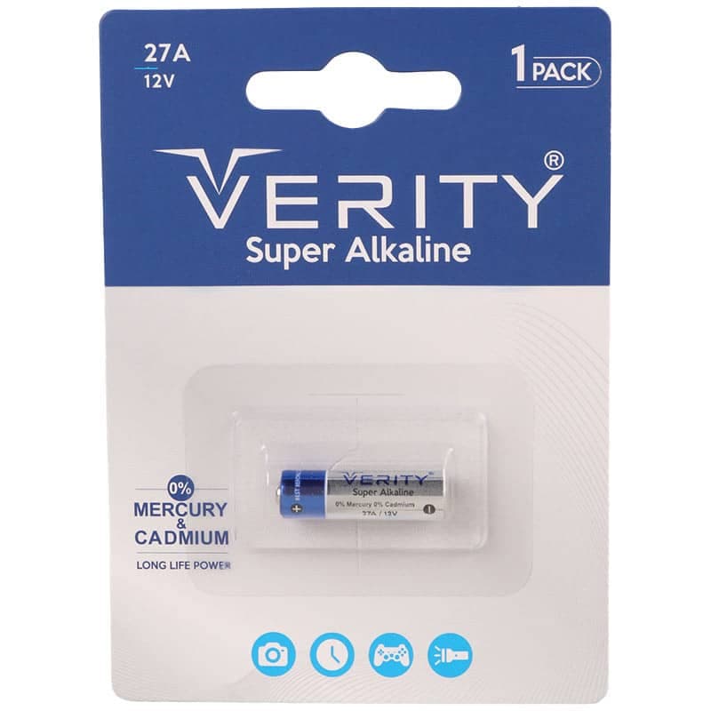باتری ریموت کنترل وریتی مدل Super Alkaline 12V 27A