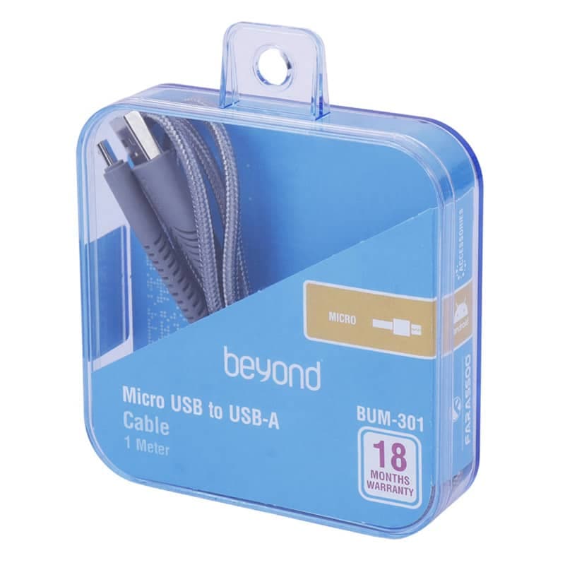 کابل میکرو یو اس بی بیاند فست شارژ 2.1A مدل BUM-301 — تصویر ۷