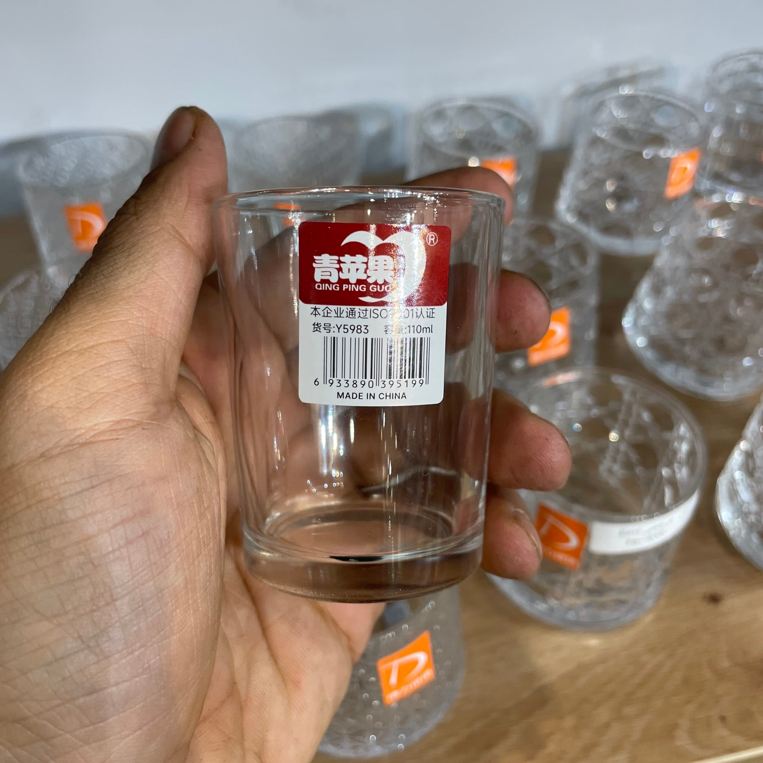 شات دِلی طرح استوانه‌ای – ست ۶ عددی Deli Glass