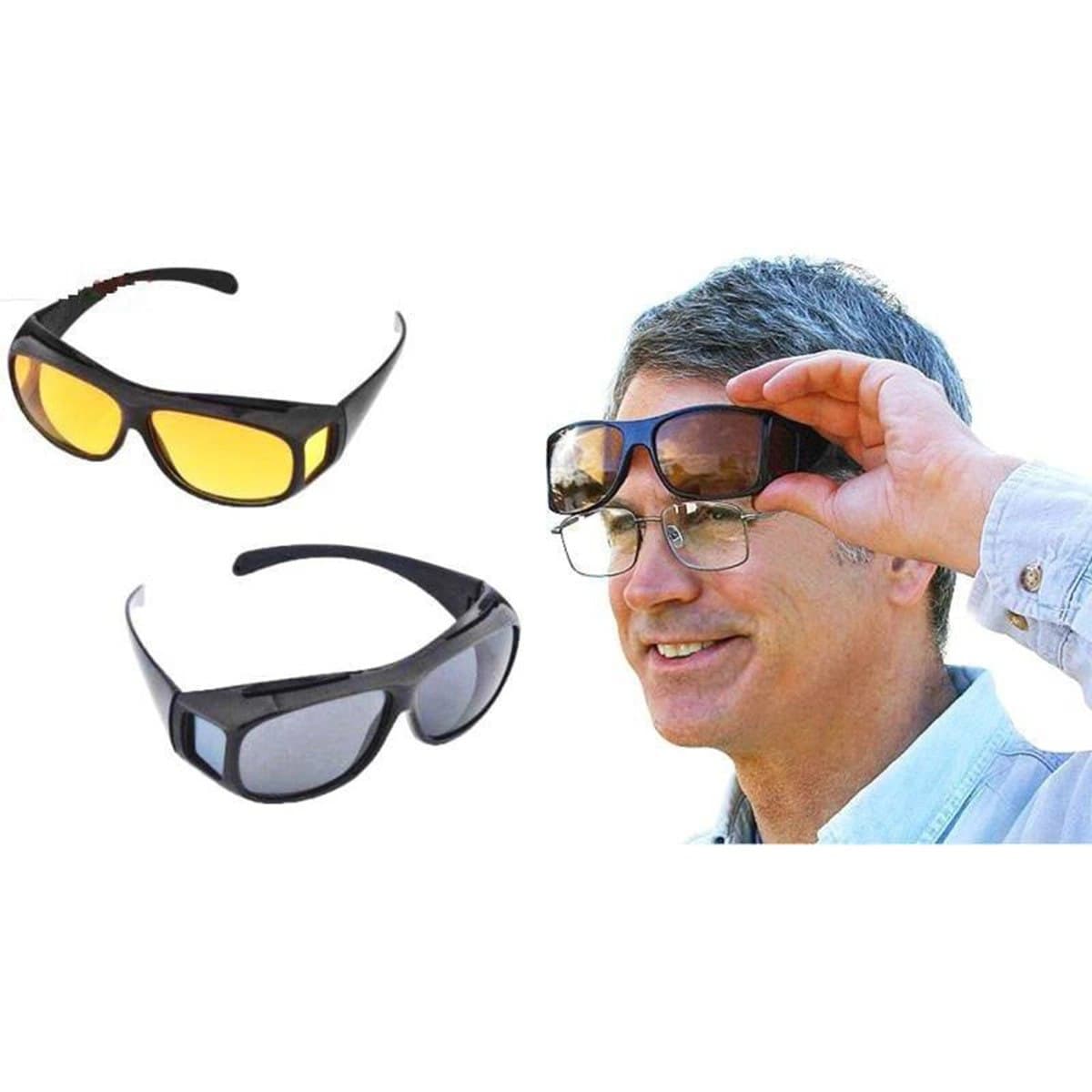 عینک دید درشب دو قلو مدل HD Vision — تصویر ۵