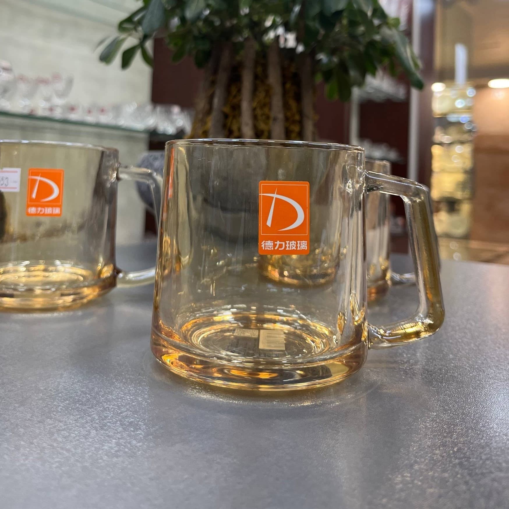 لیوان دلی دسته‌دار شامپاینی ۳۵۰ میل – ست ۶ عددی Deli Glass — تصویر ۶